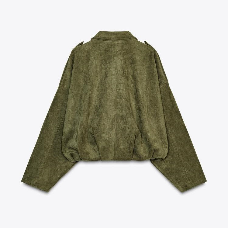 AeroSuede™ Oversized Pilot Jacket