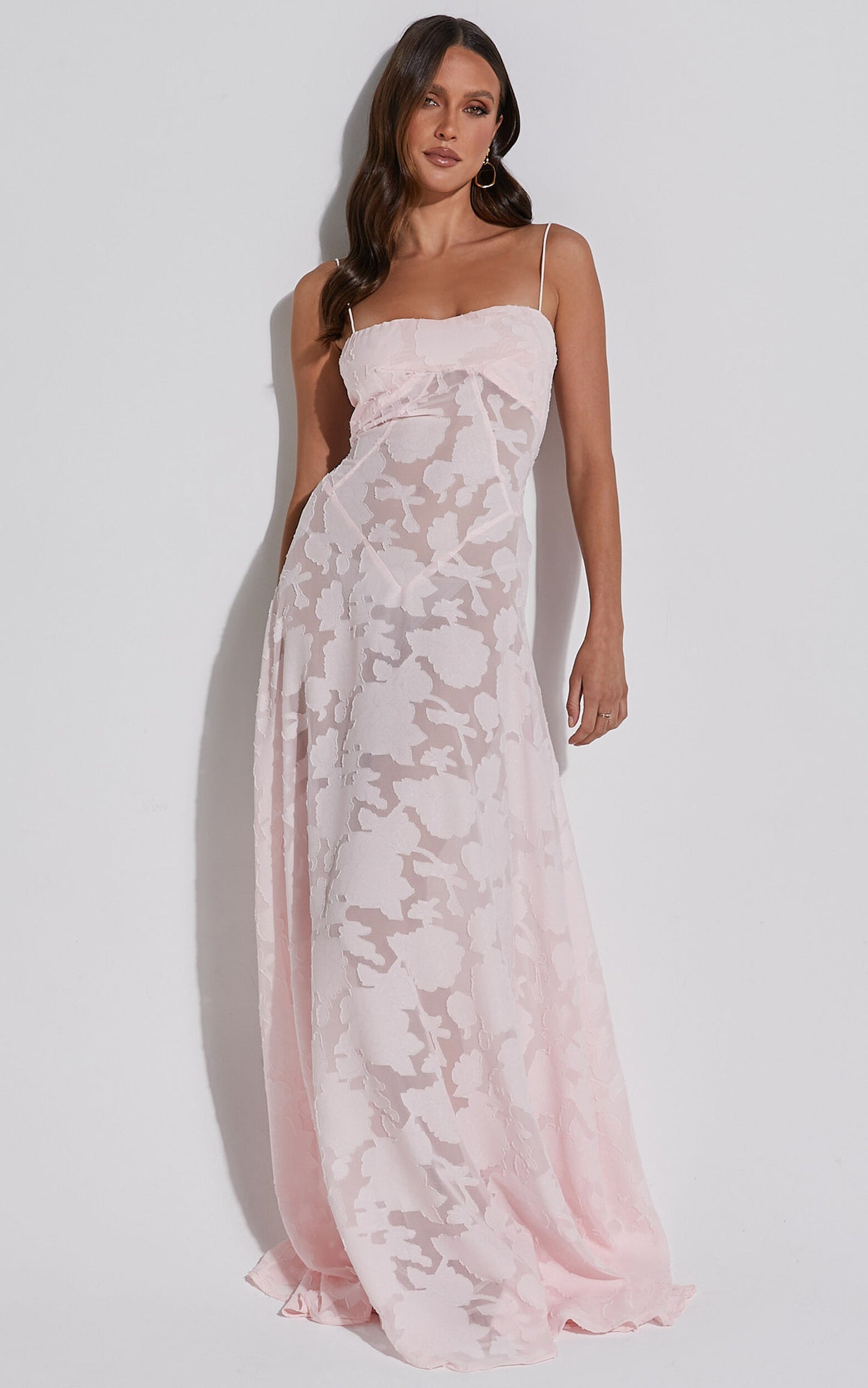 Elegante geborduurde Seren-jurk