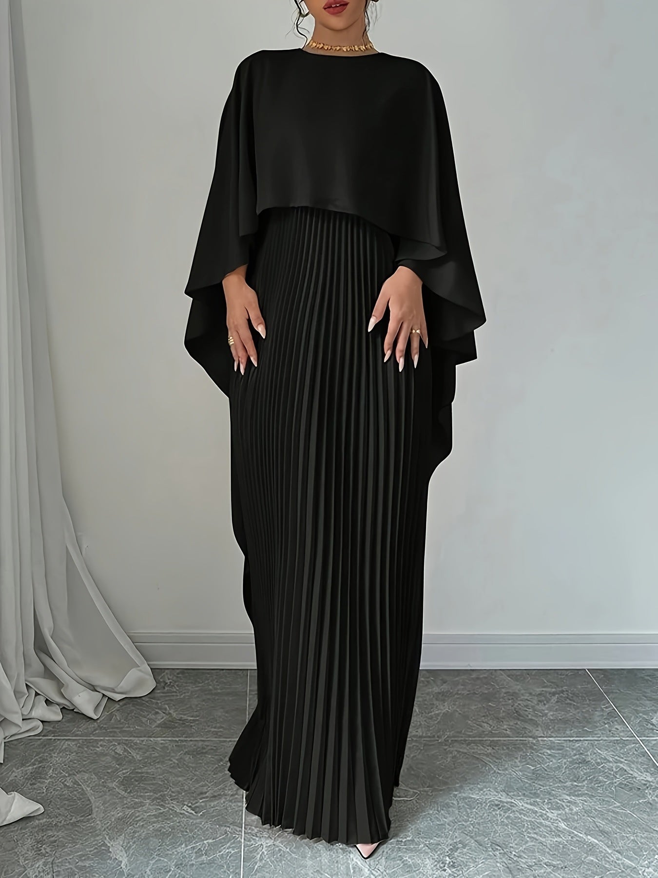 Etherea™ Flow Maxi-jurk met vleermuismouwen