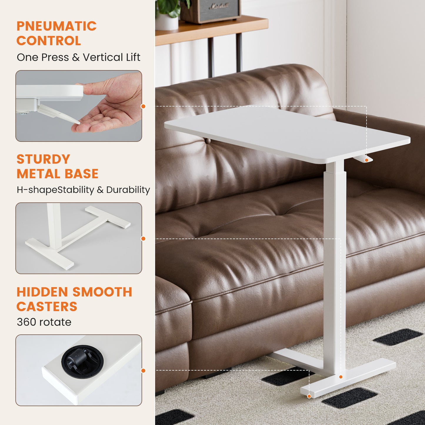 FlexiWork™ Adjustable Mobile Desk