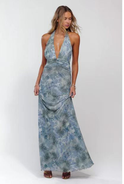 Robe maxi à dos nu Veda Eclipse