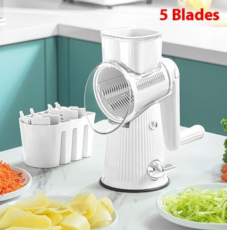 SliceMate™ 5-in-1 Hand Roller Vegetable Shredder