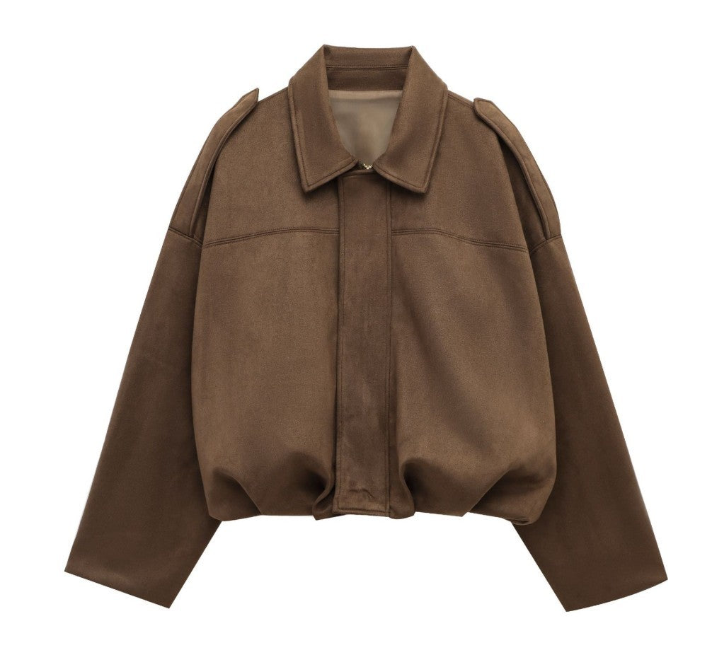 AeroSuede™ Oversized Pilot Jacket