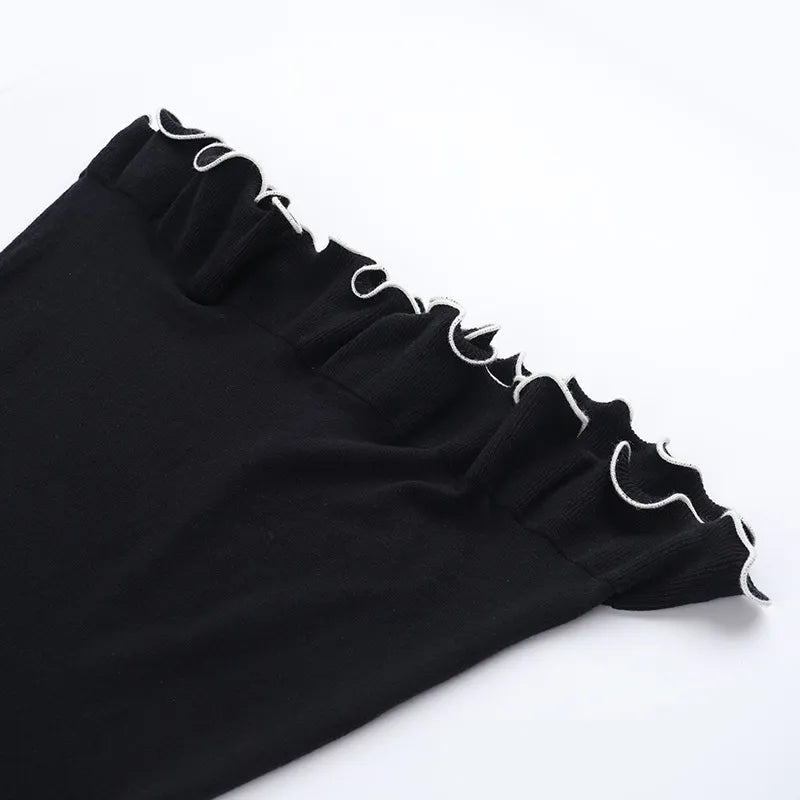 Golvende bodycon-truijurk