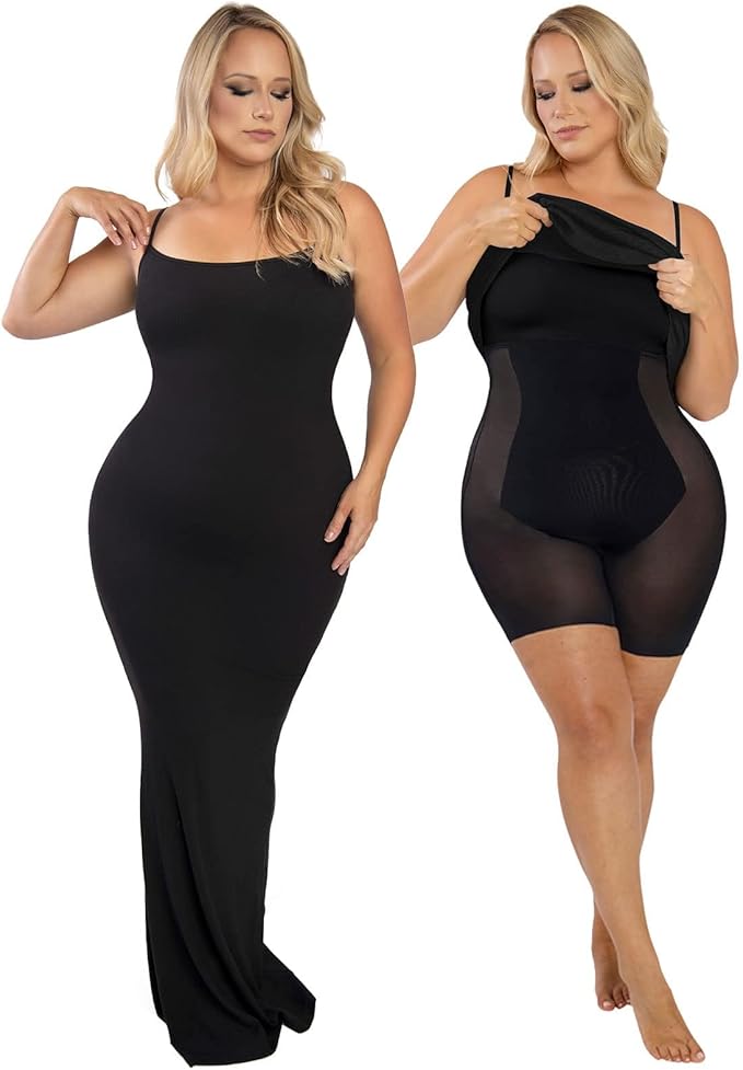 Shapewear Slim Fitting Long Dress