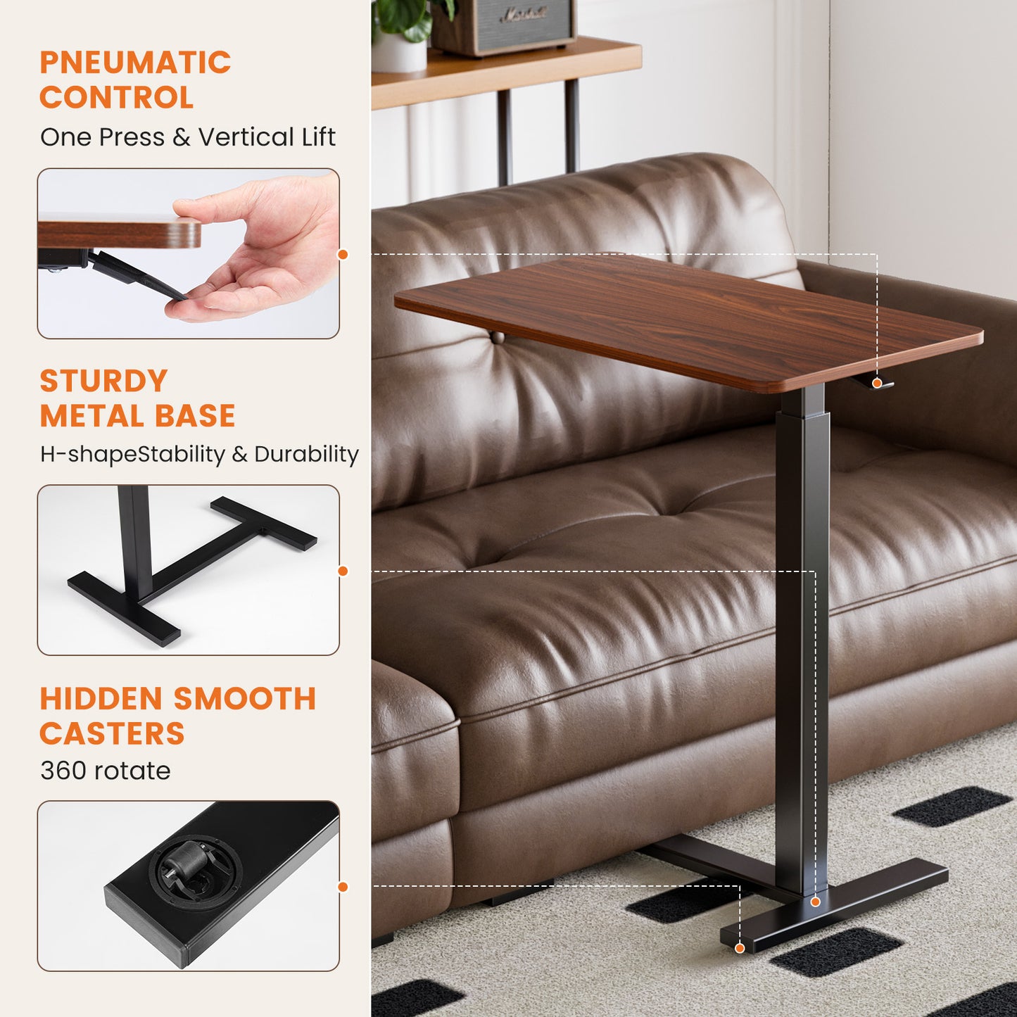 FlexiWork™ Adjustable Mobile Desk