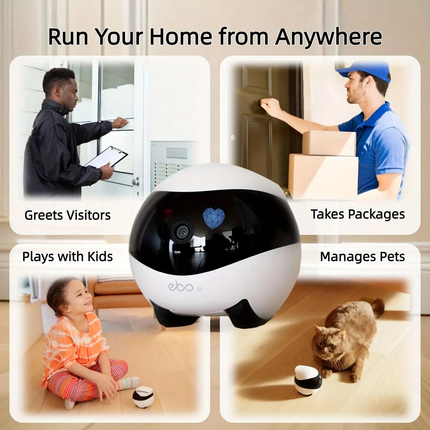 RoboBuddy™ – Smart Mobile Surveillance Robot Camera