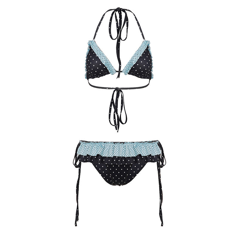 Ensemble bikini à volants et lacets Dolce Dot™