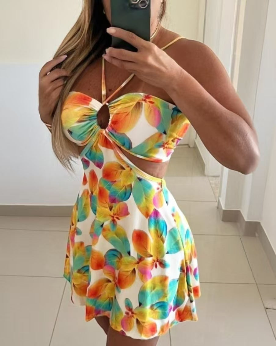 Vestido halter Azure Breeze