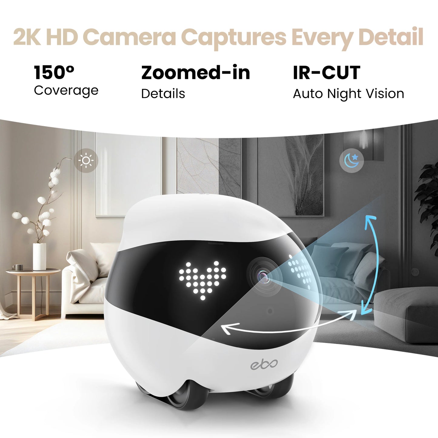 RoboBuddy™ – Smart Mobile Surveillance Robot Camera