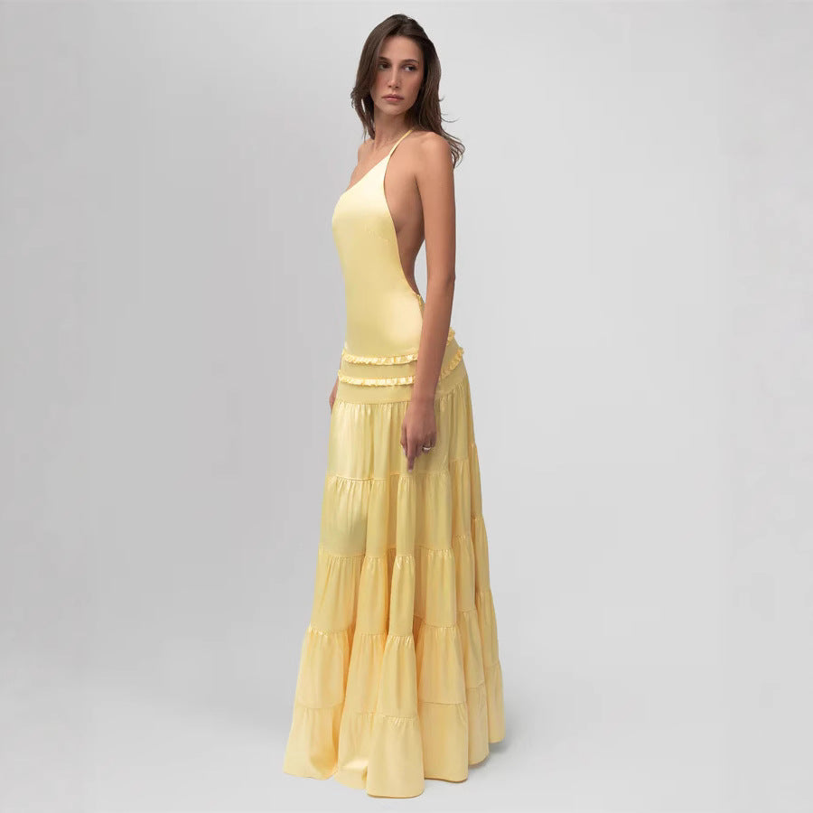 Golden Glow Fairy Maxi Dress