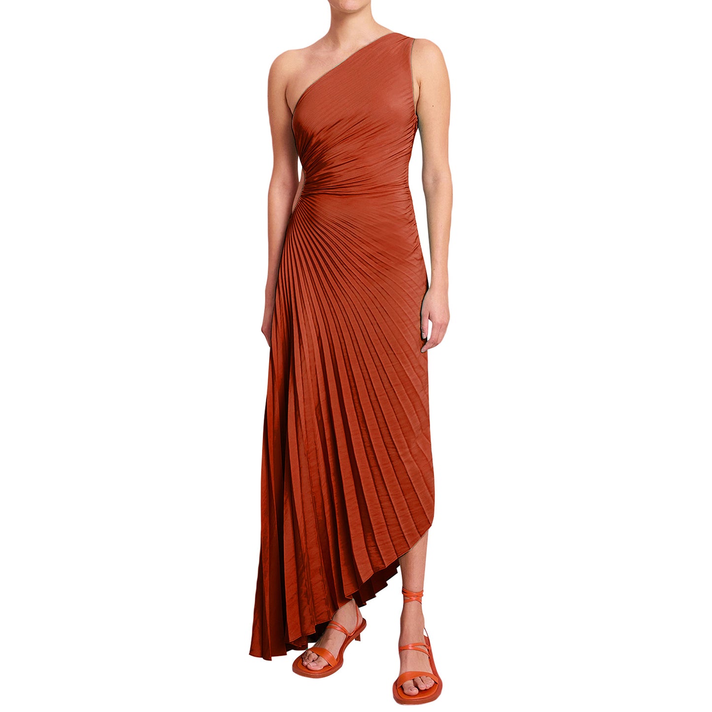 Luna Luxe One-Shoulder Midi