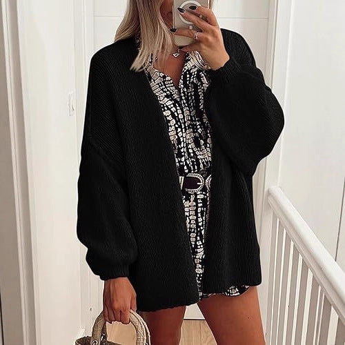 CloudSoft Oversized Knit Cardigan