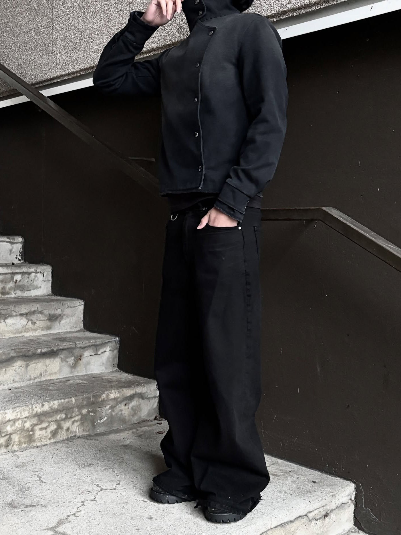 Veste asymétrique Obsidian Edge