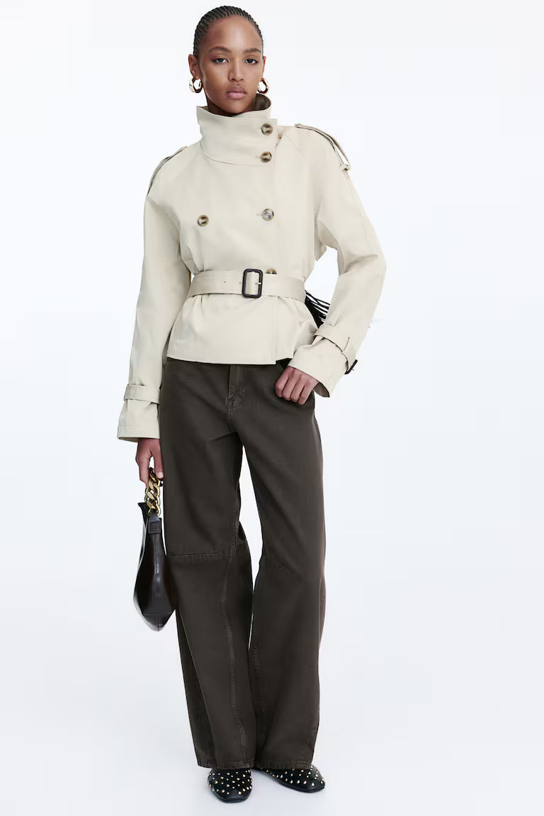 BelleTrench™ Stand Collar Coat