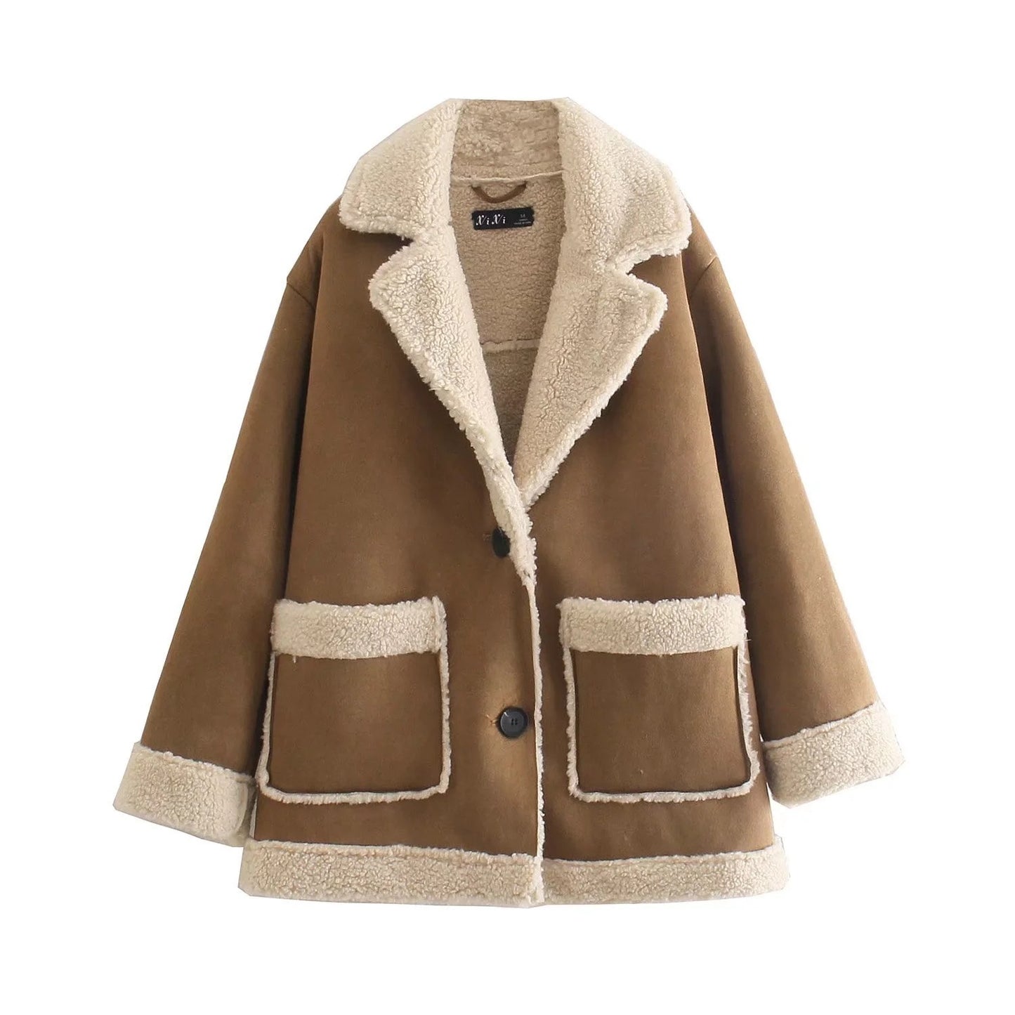 CozyLuxe™ Shearling Suede Coat