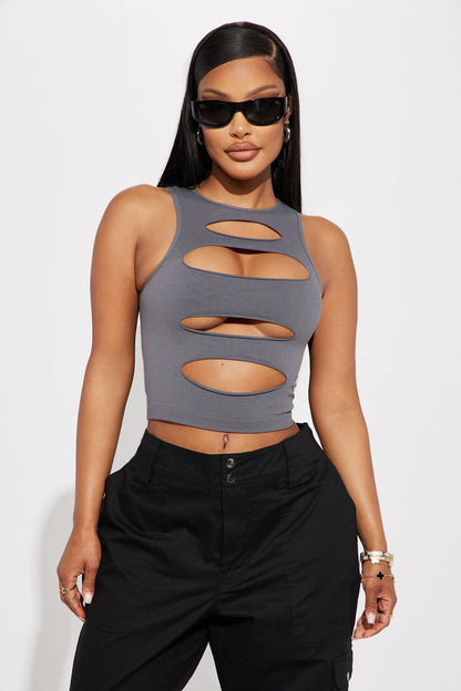 Noir Cutout™ Seamless Tank Top