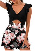 Sweet Radiance Cutout One Piece Swimsuit Dress