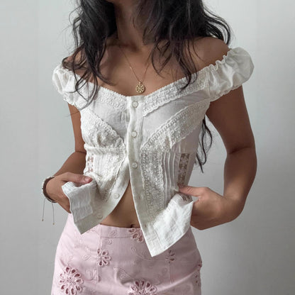 Luna Lace™ Corset Blouse