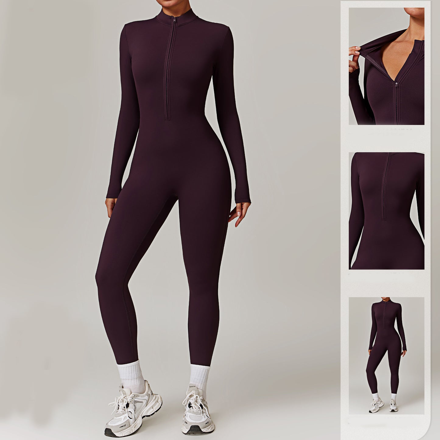 NovaSculpt™ Zip-Up Jumpsuit