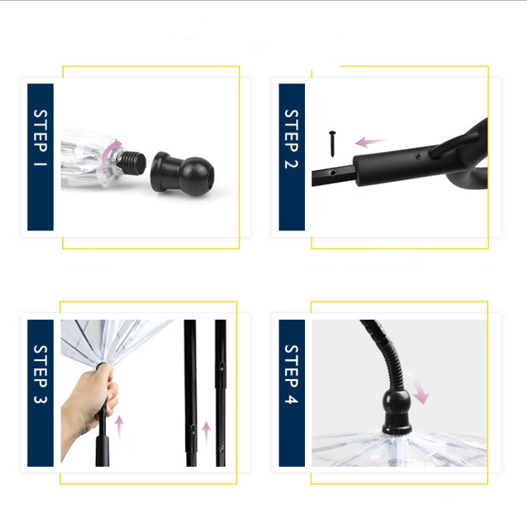 Parapluie transparent ajustable pour animaux de compagnie PawShield™