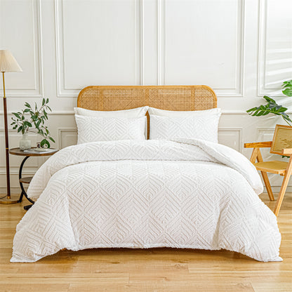 LuxeHaven Tufted Quilt Boho Set