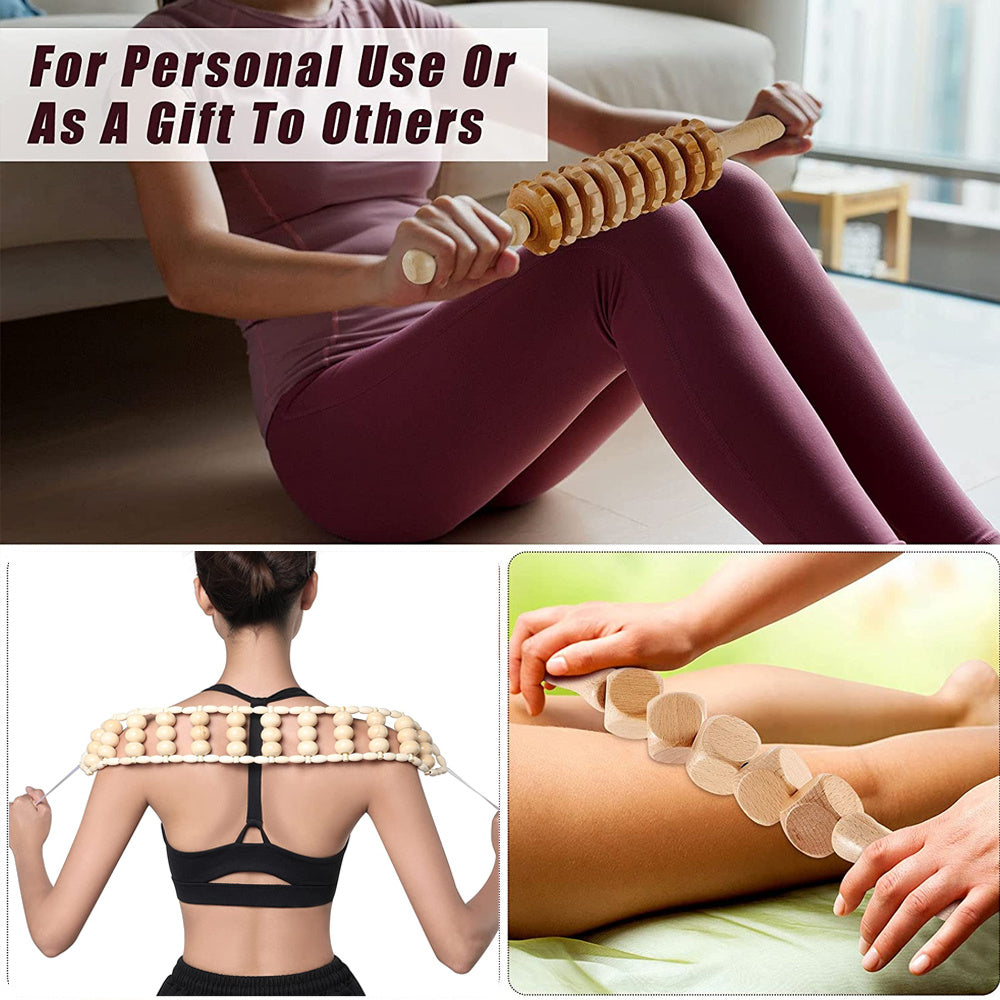 SculptWood™ 6-Piece Lymphatic & Anti-Cellulite Massage Set