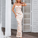 Celestial Serenade Backless Off The Shoulder Dress