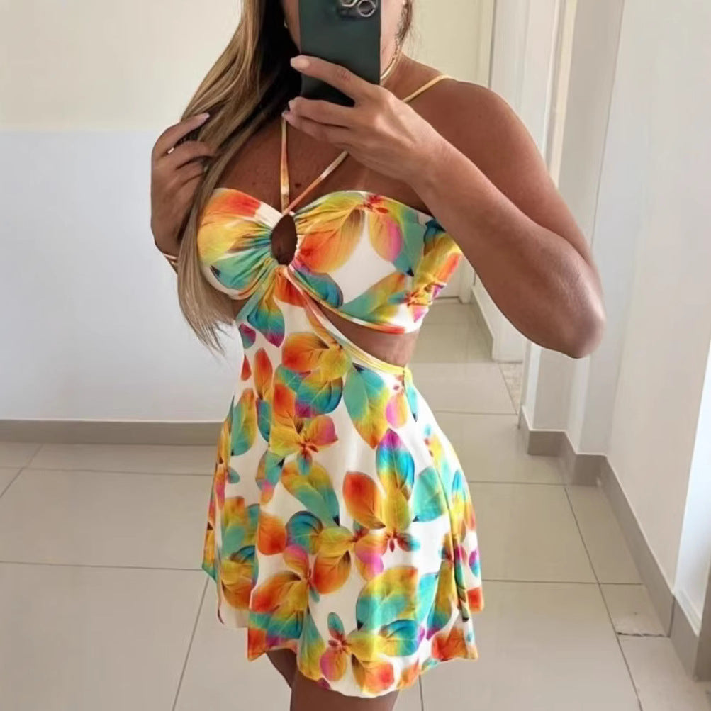 Vestido halter Azure Breeze