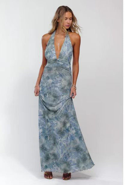 Robe maxi à dos nu Veda Eclipse