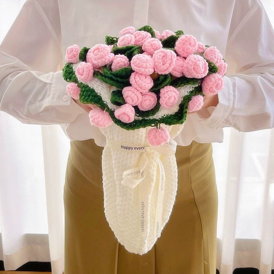 Roselynn™ Handmade Rose Bouquet Blanket