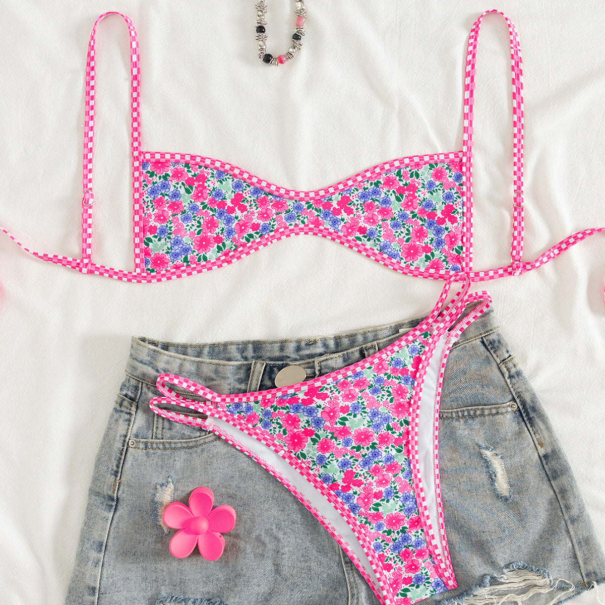 Ensemble de Bikini Brodé Rosalie™