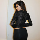 Wild Whisper Cardi Mesh Lace Cardigan