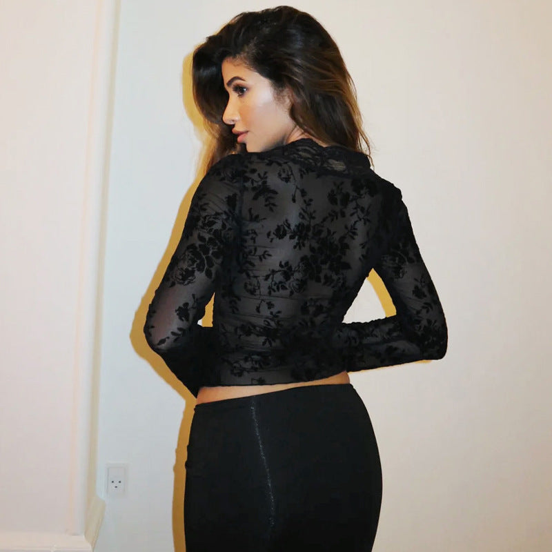 Wild Whisper Cardi Mesh Lace Cardigan