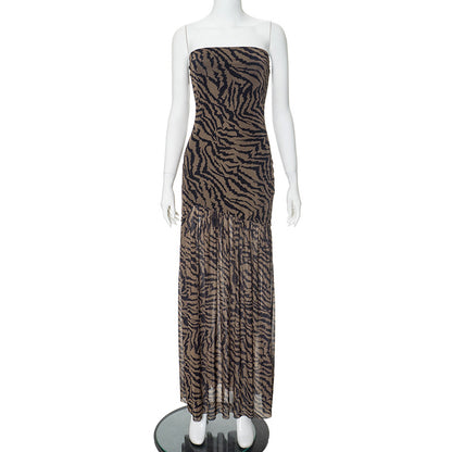 Serpentina™ Strapless Mesh Maxi Dress