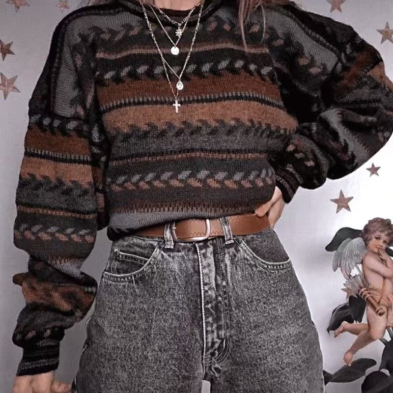 Suéter de punto grueso Autumn Muse