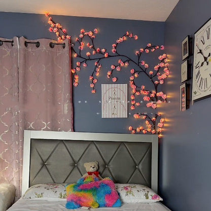 Lampe de nuit en forme de rosier BloomGlow™