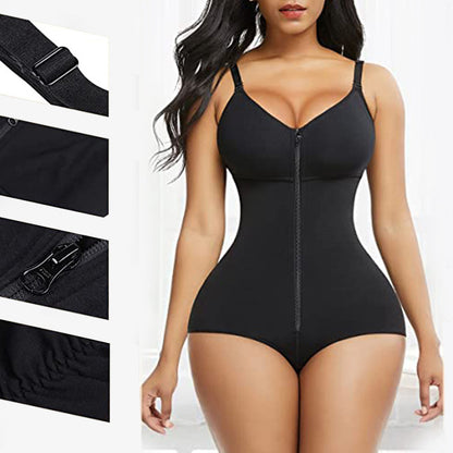 Women's Seamless Zipper One-piece Corset