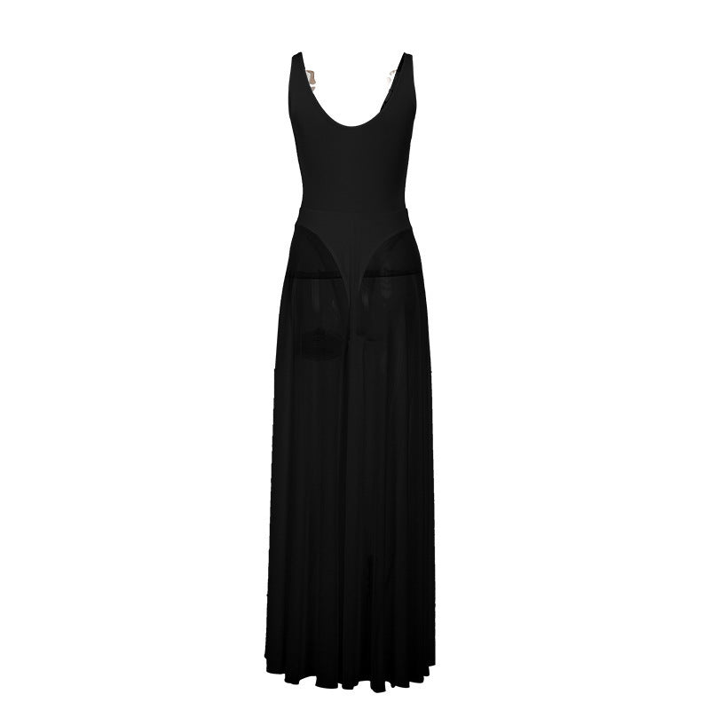 Celestia™ Flowing Mesh Maxi Dress