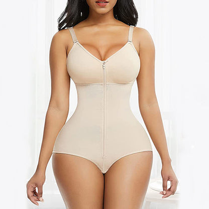 Women's Seamless Zipper One-piece Corset
