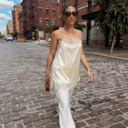 Lace Whisper™ Satin Cami Top