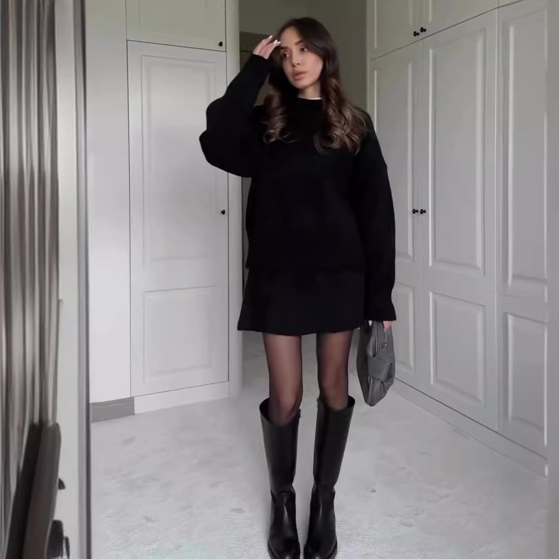 CozyContour™ Knit Skirt Set