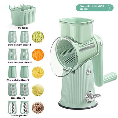 SliceMate™ 5-in-1 Hand Roller Vegetable Shredder