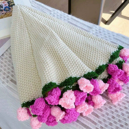 Roselynn™ Handmade Rose Bouquet Blanket