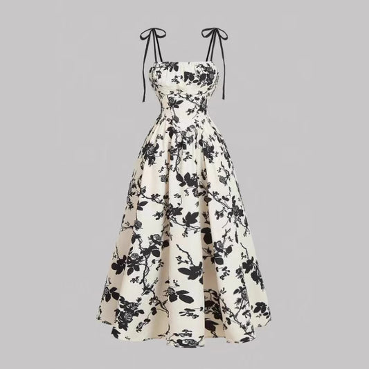 Robe midi fleurie Vintage Muse™