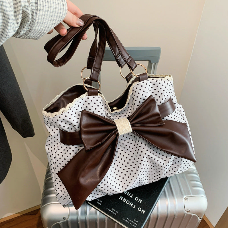 Bow & Dot Tote Bag