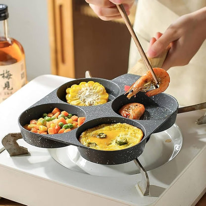 QuadChef™ 4-Hole Non-Stick Breakfast Frying Pan