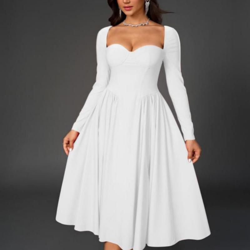 Robe midi plissée Heavenly Grace