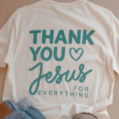 Gracias, Jesús, camiseta de todos los días