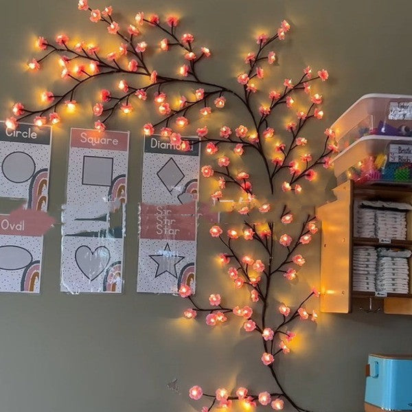 Lampe de nuit en forme de rosier BloomGlow™